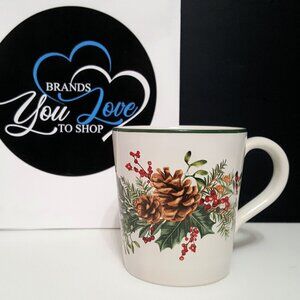 Pottery Barn Holly Berry Mug 17.5 OZ